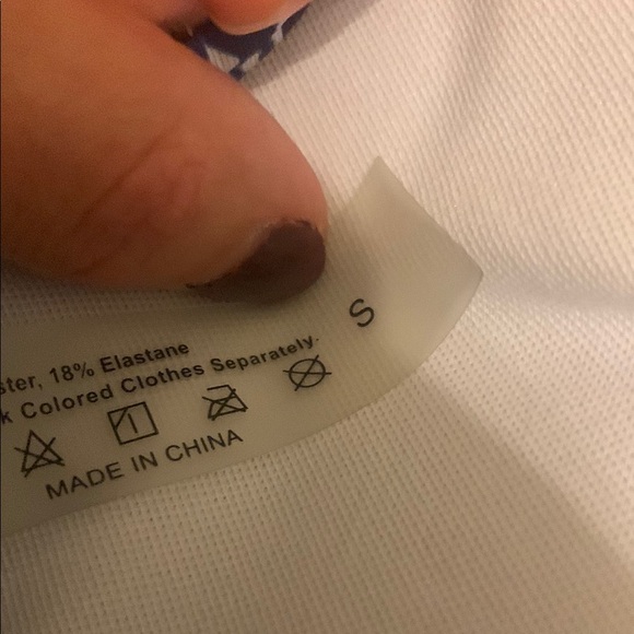 Floral Blue One-Piece Swimsuit - Picture 3 of 5